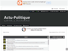 Tablet Screenshot of actu-politique.info